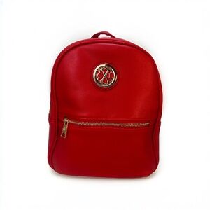 CXL by Christian Lacroix Pine Caviar Backpack Red Faux Leather CXLH24981-RED NWT